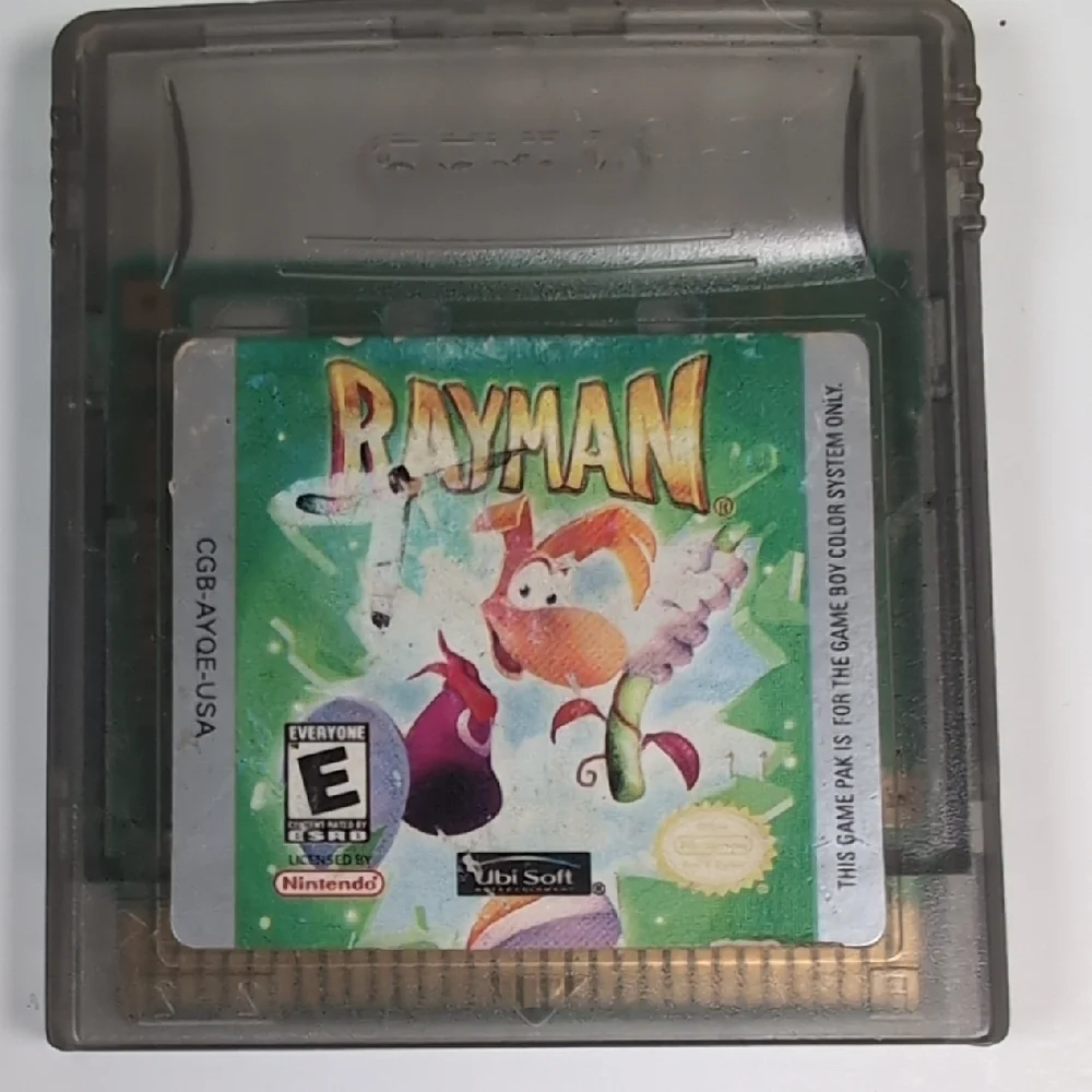 Nintendo Game Boy Color Rayman Game Cartridge